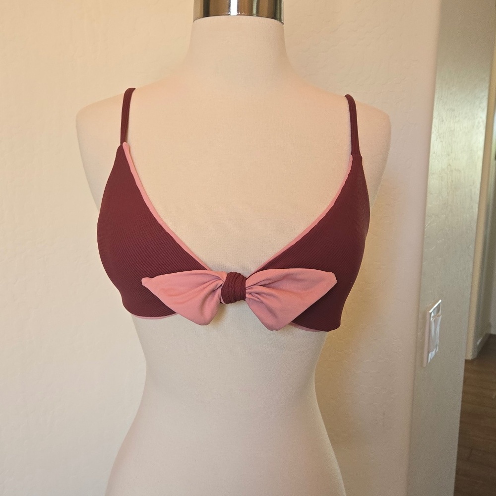 BECCA "Modern Edge" Reversible Bikini Top